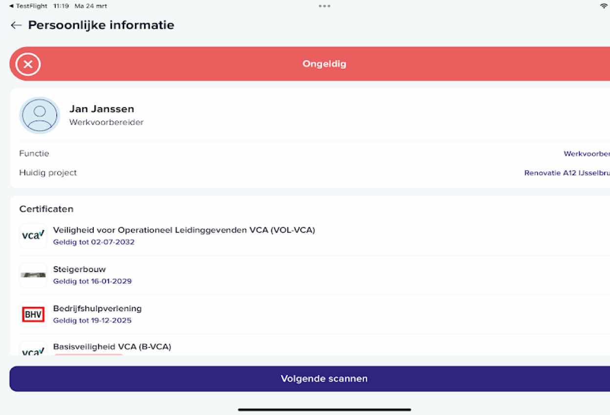 Certificaten en diploma’s